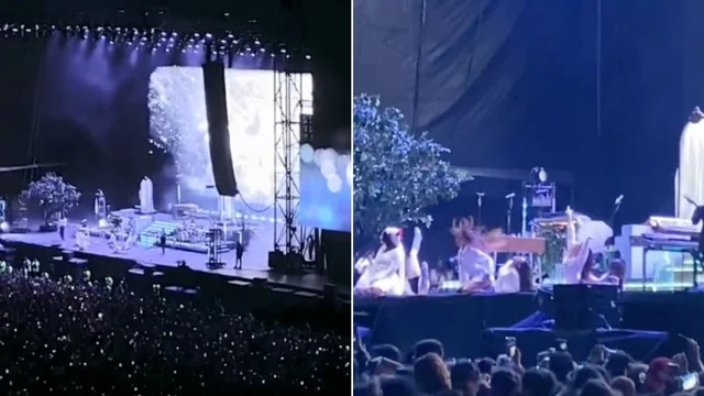Il 'paranormale' effetto domino durante il concerto di Lana del Rey: cos'è successo