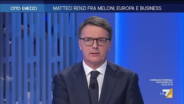 Matteo Renzi fra Meloni, Europa e business - Otto e Mezzo - Puntata del 15/2/2024
