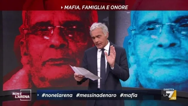 Giletti legge la lettera della figlia del boss alla scuola dove insegna