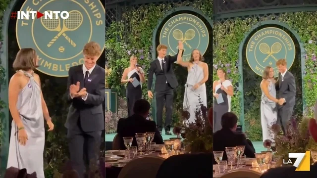 Il ballo dei campioni di Sinner e Swiatek alla serata di gala dopo Wimbledon