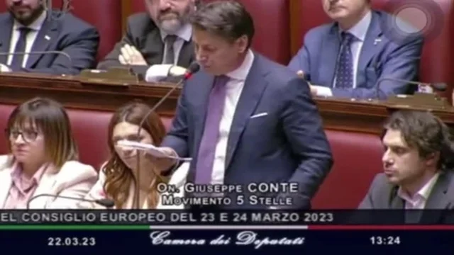 Il lapsus di Conte alla Camera: "Il discorso di Mussolini sul delitto Andreotti..."