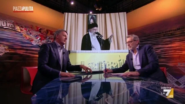 Scontro Renzi-Formigli: “La prima violazione del diritto internazionale è degli Ayatollah” “Allora usiamo i missili americani?”