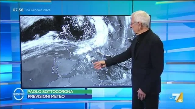 Meteo LA7 - 24/01/2024