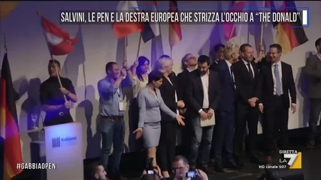 Salvini, Le Pen e la destra europea che strizza l'occhio a 'The Donald'